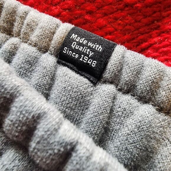 Puma Pants Mens XL Activewear Jogger Sweat Fleece Gym Training Drawstring Gray - Picture 8 of 12